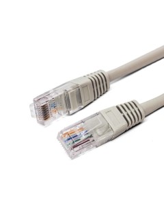 Кабель патч корд U UTP 5e кат 0 5м FL U5 C 0 5M 26AWG 7x0 16 мм чистая медь PVC серый Filum