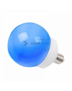 Лампа 405 133 шар e27 12 LED O100мм синяя Neon-night