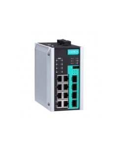 Коммутатор PoE EDS G512E 8PoE 4GSFP T 8x10 100 1000BaseT PoE PoE ports 4 100 1000BaseSFP slots Moxa