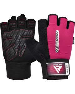 Перчатки для фитнеса W1 HALF PINK M Rdx