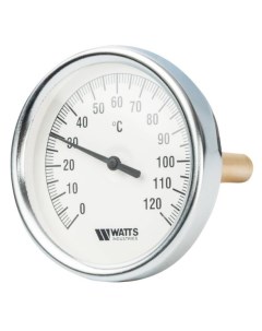 Термометр биметаллический с погружной гильзой F R801 T 100 100 Watts