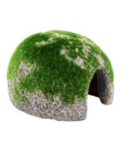 Укрытие камень с мхом для аквариума Moss Stone 9х8х6см Exoprima