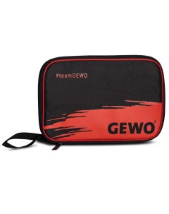 Чехол для ракеток одинарный Wave, Black/Red Gewo