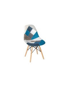 Стул Patchwork в стиле EAMES синий Синий 47 La-alta