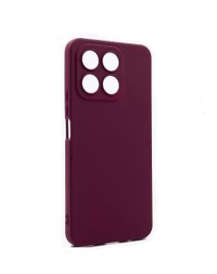 Накладка Silicone Case для Honor X8A бордовый Pc