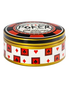 Шкатулка Glasar Poker Challenge 2022 17 х 17 х 8 см разноцветная Полимербыт