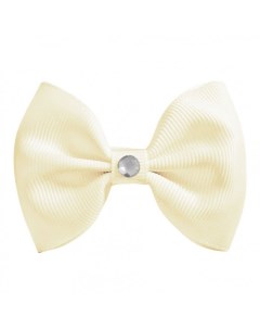 Заколка зажим Bowtie Bow со стразом большая Glam Grosgrain Milledeux