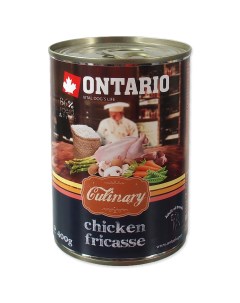 Консервы для собак Куриное фрикасе 800 г Ontario