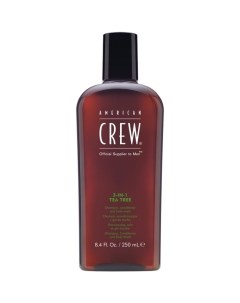 Шампунь кондиционер и гель для душа 3 in 1 Tea Tree 250 мл American crew