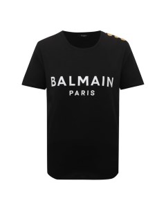 Хлопковая футболка Balmain