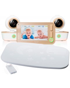 Видеоняня с двумя камерами и монитором дыхания Baby RV1300X2SP Ramili