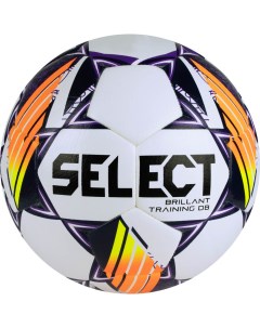 Мяч футбольный Brillant Training DB V24 0864168096 р 4 32п ПУ гибр сш бел оранж Select