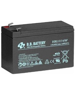 Аккумуляторная батарея для ИБП BB HR 1234W 12В 7Ач B.b. battery