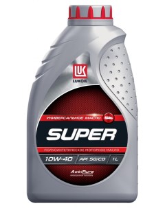 Масло моторное Супер 10W40 полусинтетическое 1 л Лукойл