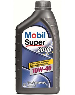 Масло моторное Super 2000 10W40 полусинтетическое 1 л Mobil