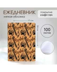 Ежедневник а5 100 листов мягкая обл софт тач Artfox