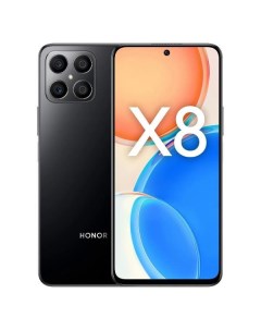 Смартфон HONOR X8 4G 6 128GB полночный черный X8 4G 6 128GB полночный черный Honor