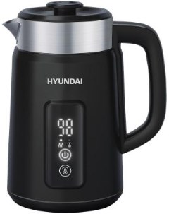Чайник электрический HYK S3505 2200 Вт чёрный 1 5 л металл пластик Hyundai