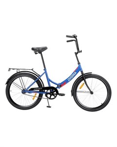 Велосипед Acrobat городской подростковый складной рама 16 колеса 24 синий 13 95кг Digma