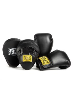 Набор перчатки лапы 1910 PU P00003403 черный Everlast