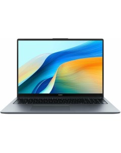 Ноутбук MateBook D16 Core i5 12450H 8Gb 512Gb 16FHD Win11 серый 53013WXE Huawei