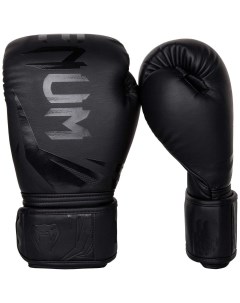 Перчатки боксерские Challenger 3 0 Boxing Gloves Black Black черный 16oz Venum