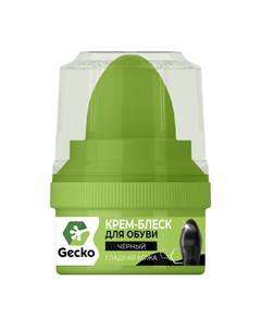 Крем блеск Gecko для обуви 60 мл черный 101317 Homex