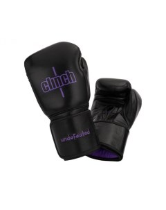 Перчатки боксерские Undefeated черные 12 унций Clinch