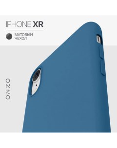 Матовый чехол на Apple iPhone XR голубой Onzo