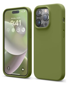 Чехол для iPhone 14 Pro силиконовый Cedar Green Elago