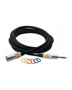 Кабель аудио 1xJack 1xXLR RCL 30383 D7 M BA 3 0m Rockcable