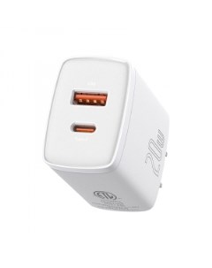 Сетевое зарядное устройство Compact Quick Charger 20W White CCCP20US US вилка Baseus