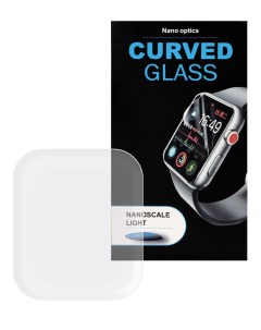 Защитное стекло для Apple Watch SE 44 мм клей лампа Curved glass