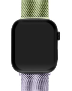 Ремешок для Apple Watch Series 4 44 mm металлический Зелёно фиолетовый Mutural