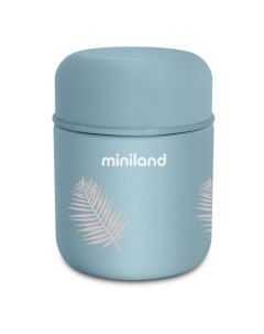 Детский термос для еды и жидкостей Terra Thermos Mini бежевый листья 280 мл Miniland