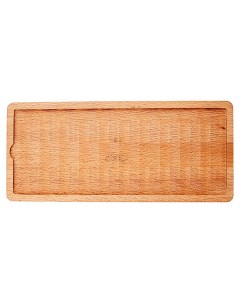 Поднос для подачи деревянный 30x12 см коричневый Ppwood