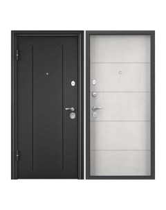 Дверь входная Torex для квартиры металлическая Flat L 860х2050 левый серый Torex стальные двери