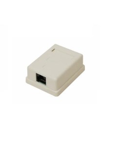 Компьютерная розетка настенная FL NA SOCKET5E 1 5E кат 1 х RJ 45 8p8c 110 Krone Filum