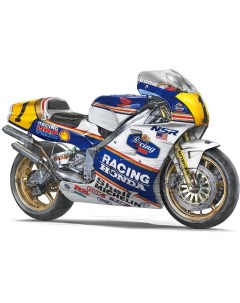 Сборная модель 21504 мотоцикл HONDA NSR500 1989 GP500 чемпион Hasegawa