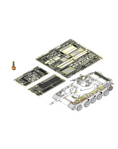 Фототравление 1 35 для Легкого танка PLA Тип 62 Базовый PE35812 Voyager model