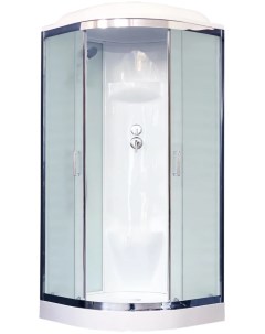 Душевая кабина 100x100x217 см RB100HK6 WC CH матовое Royal bath