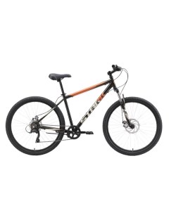 Велосипед взрослый Respect 27 1 D Microshift черный оранжевый серый 20 HQ 0009980 Stark