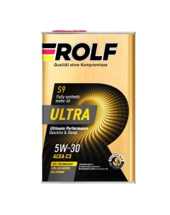 Синтетическое моторное масло Ultra 5W 30 C3 SN CF 1л металл 9375339 Rolf