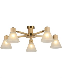 Потолочная люстра на штанге A4096PL 5BR Arte lamp