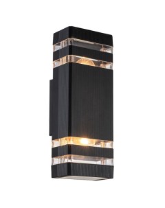 Светильник настенный уличный Exmoor E27 2х60Вт IP65 черный Escada