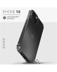 Чехол ANTISHOCK для iPhone 14 темно прозрачный Onzo