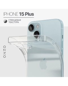 Чехол на iPhone 15 Plus прозрачный Onzo