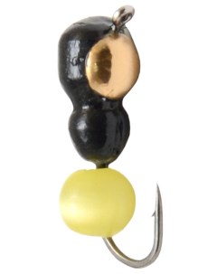 Мормышка вольфрамовая Муравей с шариком кошачий глаз 3 0мм коронка золото 5 шт Olta