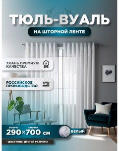 Тюль Вуаль 290х700 см Room tour