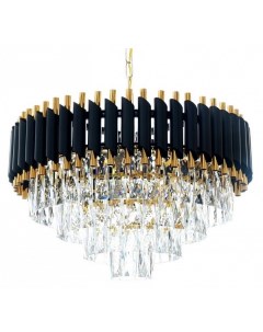 Подвесная люстра Funneli LDP 6003 550 BK F GD Lumina deco